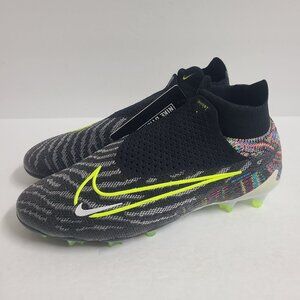 NEW Nike Phantom GX Elite DF Fusion FG Soccer Cleats FD9846-071 Size 6 Black